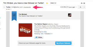 Gmail Implements Easy “Unsubscribe” Button for Desktop Users