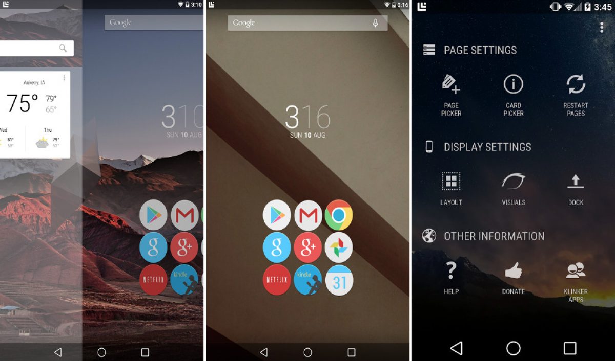 Blur is a Fully Featured New Launcher From the Klinkers