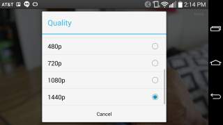 1440p Showing Up as a YouTube Quality Option on the LG G3