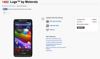 Verizon Quietly Launches the Motorola Luge, a Rebranded RAZR M for Prepaid
