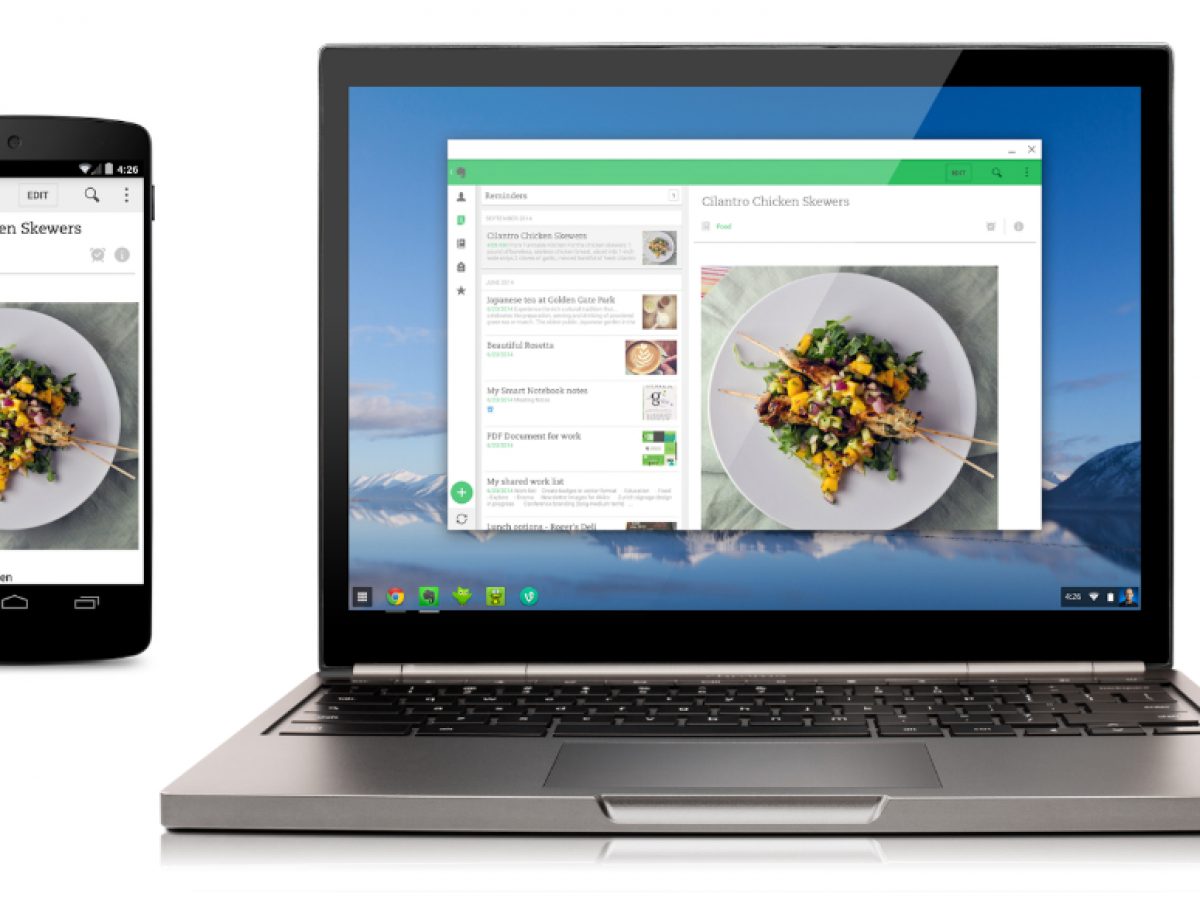 Evernote And Vine Among First Android Apps Coming To Chromebooks Evernote And Vine Among First Android Apps Coming To Chromebooks