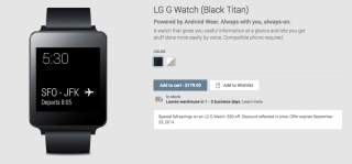 LG G Watch Drops to $179 Through Google Play on Apple Watch Day