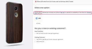 Motorola Quickly Sells Out of Verizon Moto X on Moto Maker (Updated)