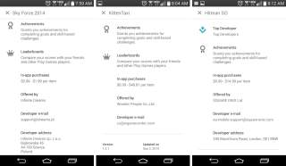 Google Play Now Listing In-app Purchase Price Ranges and Developer Addresses