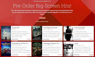 Google Opens Pre-orders for Movies on Google Play