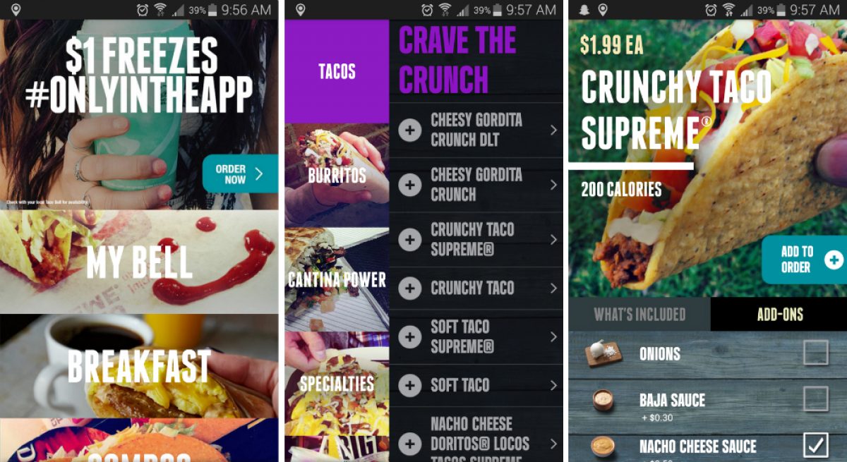 Taco Bell App Update Introduces Food Ordering While Out