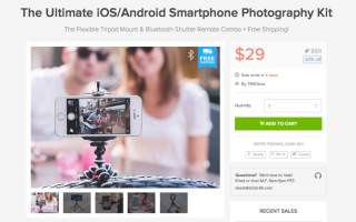 Deal: The Ultimate Android Photography Kit, Complete With Tripod and Shutter Remote for $29