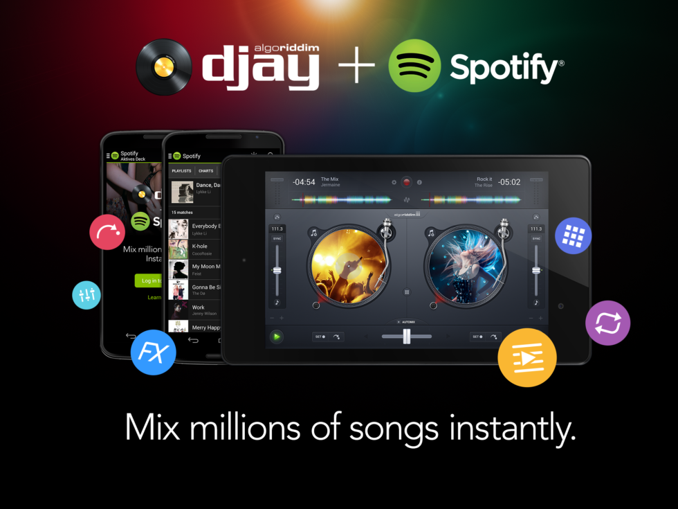 How to dj using djay 2 with spotify