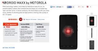 DROID MAXX Drops to “Free” at Verizon, Bring on the DROID Turbo