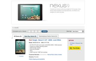 Nexus 9 Pre-Orders Open at Best Buy, LTE Model Included