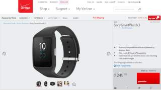 Sony Smartwatch 3 Now Available for Pre-order at Verizon