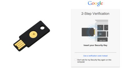 Google Adds Support for Security Key, an Easier Two-Factor Authentication Standard