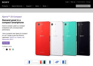 Sony Xperia Z3 Compact Now Available in the US Via Sony’s Store for $529