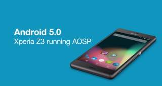 Sony Bringing AOSP Android 5.0 to Xperia Devices