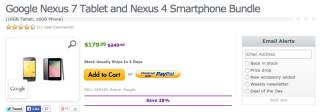 Deal:  Expansys Will Give You a Nexus 4 and Nexus 7 (2012) for $179