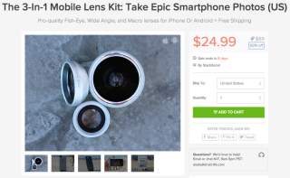 Deal:  This $25 3-in-1Lens Kit Will Turn Your Phone Into the Fisheye King
