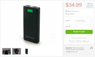 Deal: Limefuel LP200X 20,000mAh Dual USB Battery Pack for $34.99
