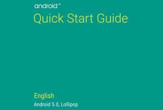 Google Releases Android 5.0 “Lollipop” Quick Start Guide