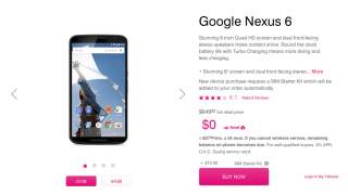 T-Mobile Now Selling the Nexus 6 With 32GB or 64GB of Storage