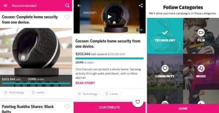 Indiegogo Launches Official Android App, Browse Campaigns and Follow Your Favorites