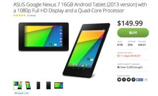 Deal: Groupon Hosting Deal on Nexus 7 16GB (2013), Priced at Just $149.99