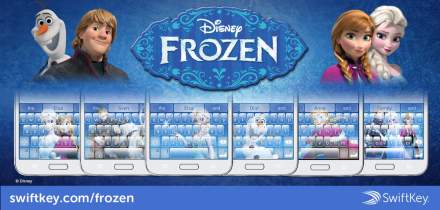 SwiftKey Kicks Off Branded Themes with Disney’s Frozen