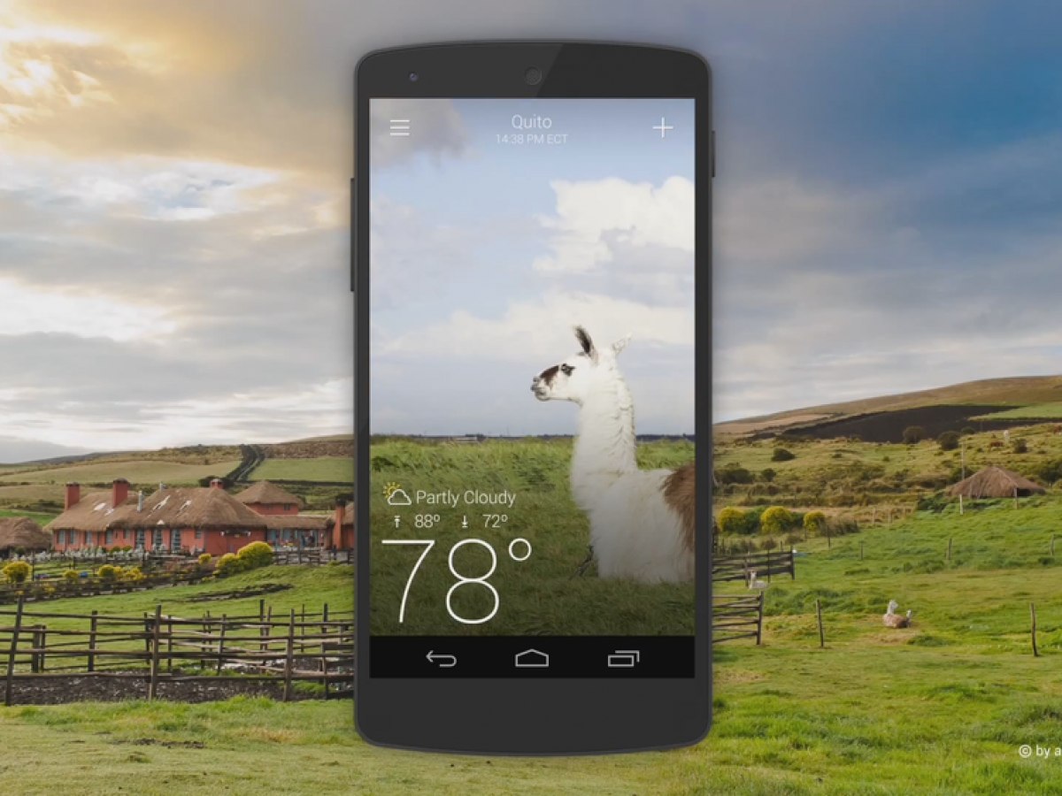 Yahoo Weather App Updated With High-Quality Weather Animations