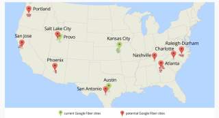 Google Fiber Expanding to Atlanta, Charlotte, Raleigh-Durham, and Nashville (Updated)
