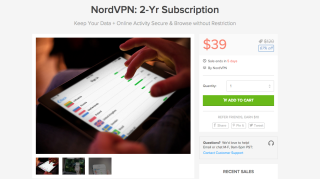 Deal: Protect Your Data With 2 Year Subscription to NordVPN for $39
