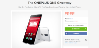 Giveaway: Enter for Your Chance to Win a Free OnePlus One Smartphone