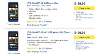 Deal:  HTC One (M7) in Blue From Best Buy Just $199 Off-Contract