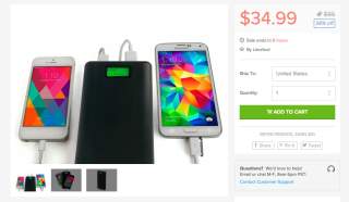 Last Chance Deal:  Limefuel LP200X 20,000mAh Battery Pack for $35 (UPDATED)