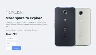 Motorola has Both the White and Blue Nexus 6 32GB In-Stock