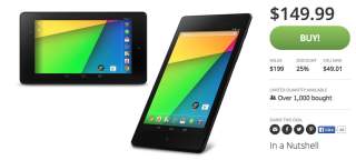 Deal:  Groupon is Still Selling Brand New Nexus 7 (2013) 16GBs for $149