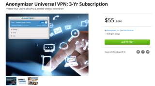 Deal: Last Chance to Grab a 3-Yr Subscription to Anonymizer Universal VPN for $55