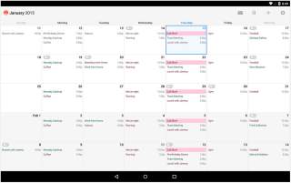 Sunrise Calendar Update Introduces Tablet Layout, Adds More Calendars and Apps