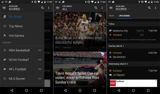 theScore Sports Gets a Subtle Material Design Update