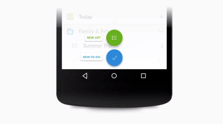 Wunderlist App for Android Receives Material Design Treatment