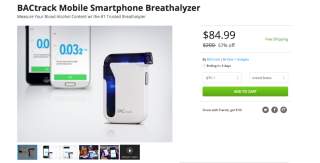 Deal: It’s Back, Grab a BACtrack Mobile Smartphone Breathalyzer for $85