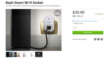Deal: Bayit Smart Wi-Fi Socket for $40, Showcased at CES