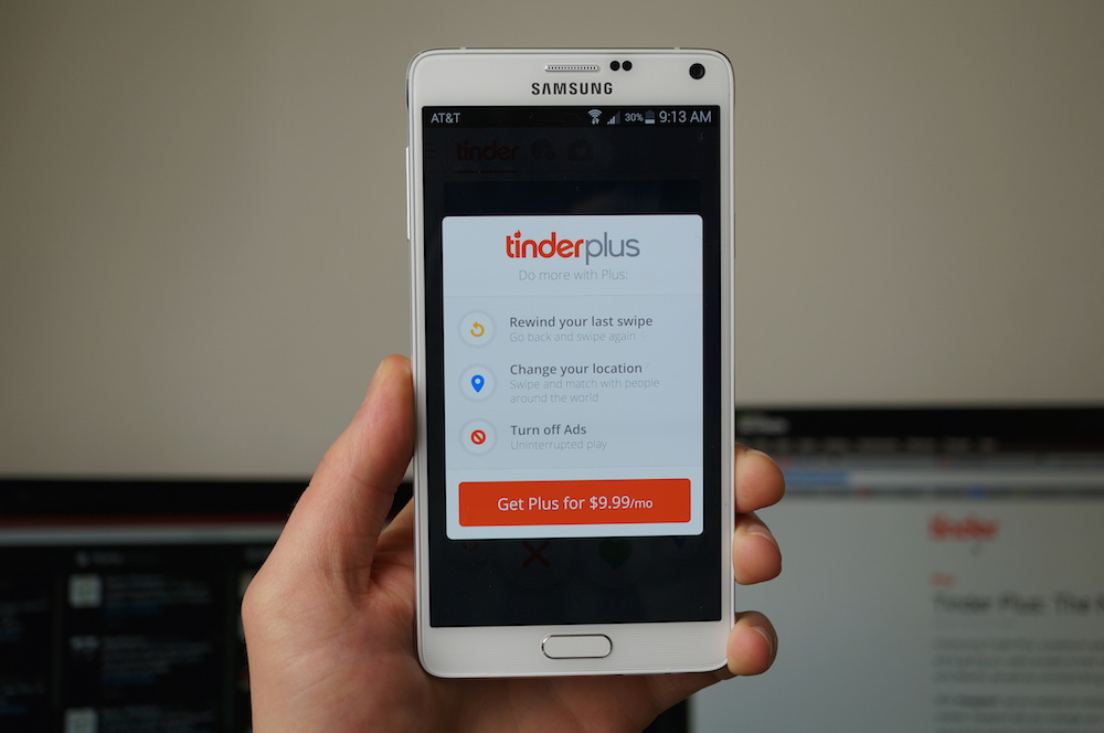 Tinder Plus Now Live, Pay Per Month to Undo Swipes and Manually Adjust