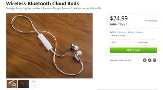 Deal: Wireless Bluetooth Cloud Buds for $25, 77% Off Retail