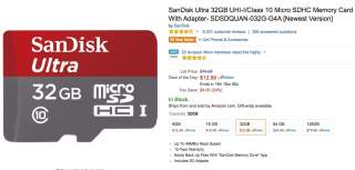 Deal:  SanDisk MicroSD Cards as Cheap as $12.99 Today at Amazon