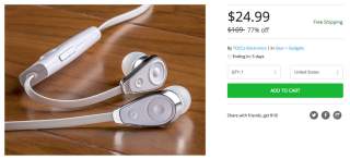 Reminder:  Only Two Days Left for These $25 Bluetooth Ear Buds
