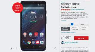 DROID Turbo Drops to $149 at Verizon, $549 Off Contract
