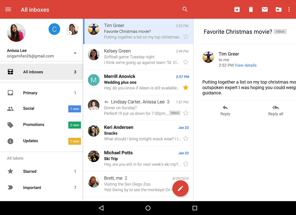 Gmail on Android Gets Unified Inbox, Better Search, and More (Updated)
