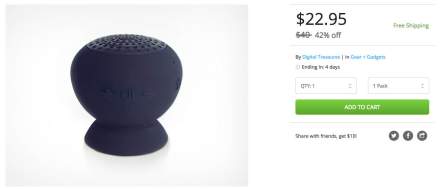 Deal:  Add a Waterproof Jive Jumbo Bluetooth Speaker to Your Life for Just $23