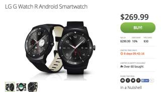 Deal:  LG G Watch R for $269 at Groupon ($30 Off)