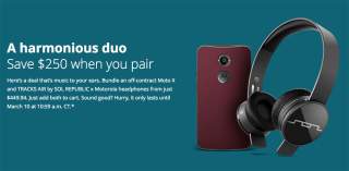 Deal:  Buy Unlocked Moto X “Pure,” Receive a $50 Discount and a Free Pair of $200 Bluetooth Headphones