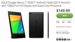 DAT DEAL:  Brand New Nexus 7 (2013) for $149 From Groupon